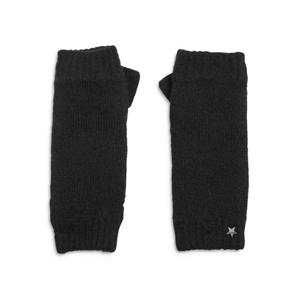 NWT $55 Jocelyn Faux Fur Lined Fingerless Mittens OS Back #U1563